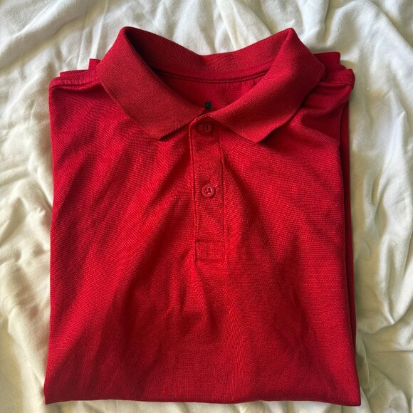 Boys 14/16 Polo Shirt Red, Chaps Red Polo For Middle Schooler - Picture 1 of 4